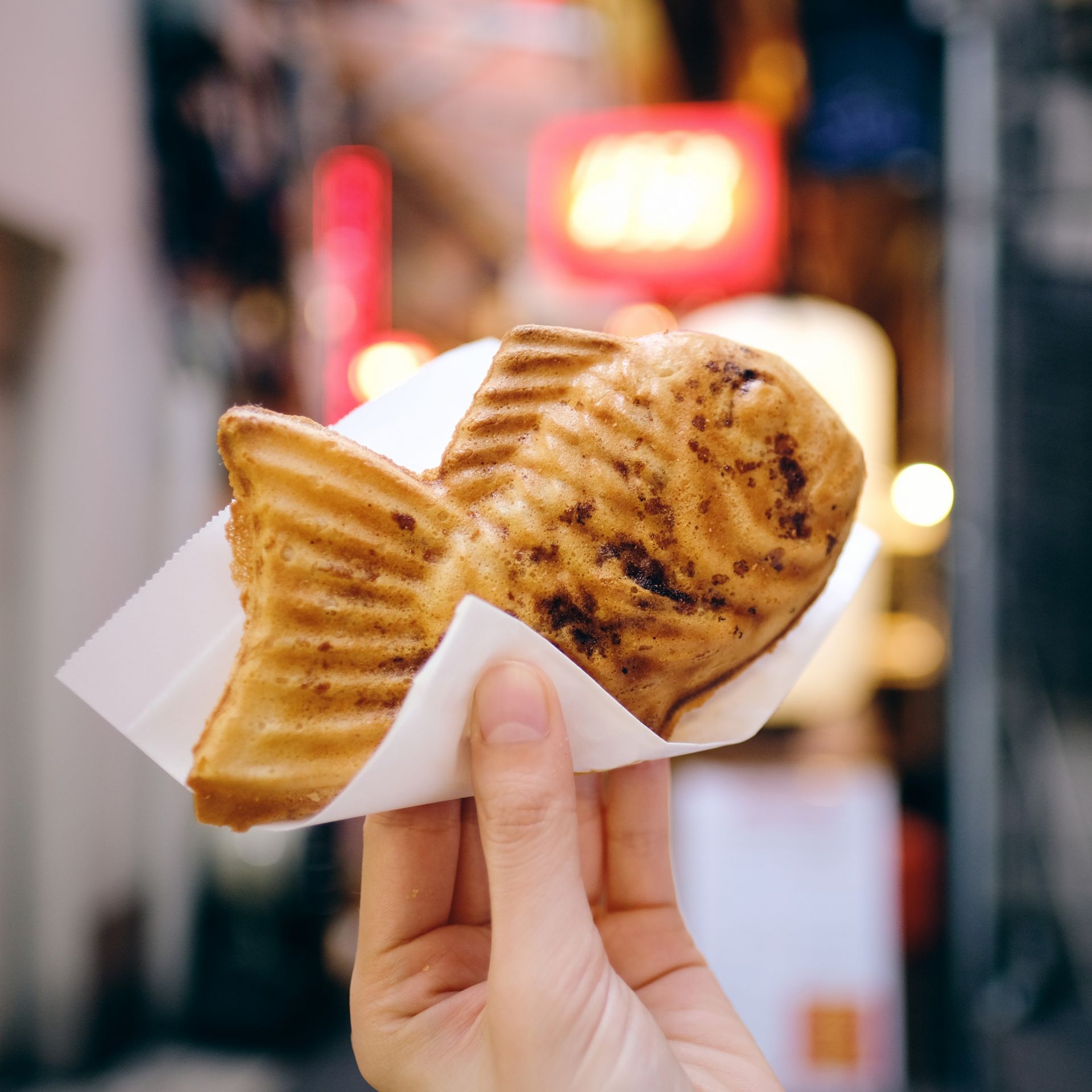 Gaufre japonaise taiyaki à Bordeaux